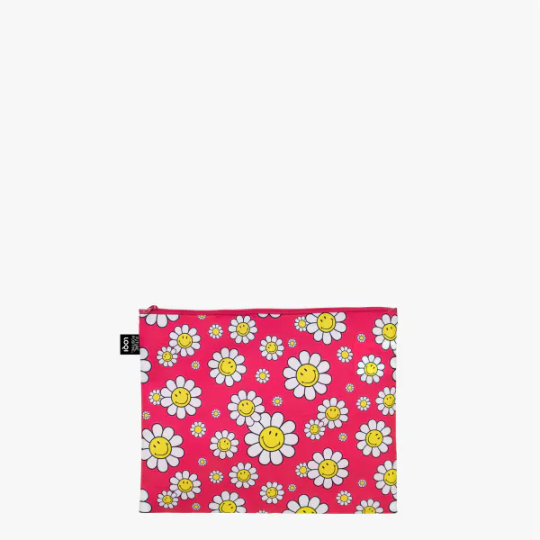 Hovedbilde Smiley flower stort etui